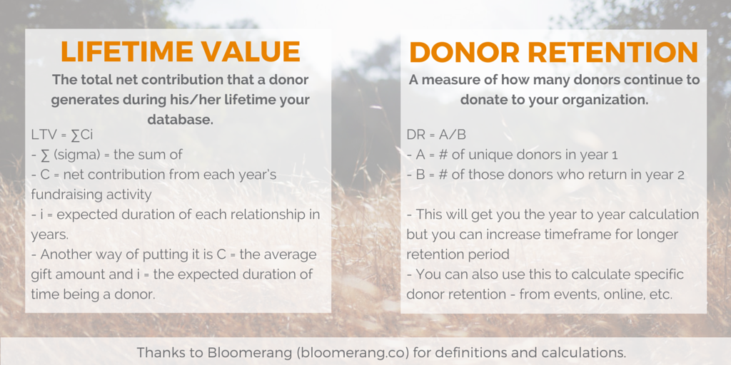 Donor Retention and Lifetime Value