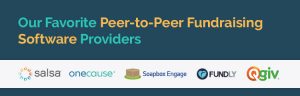 Here are some of our favorite providers of peer-to-peer fundraising software.