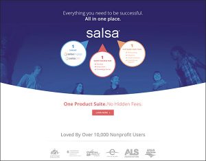 Salsa's online donation tool and software can help your nonprofit out in a pinch!