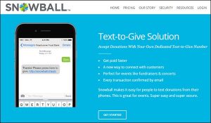 Snowball can help your nonprofit with its online donation tools and software platform.