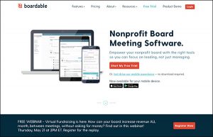 Explore Boardable's website to learn more about their top fundraising software for nonprofit board management.