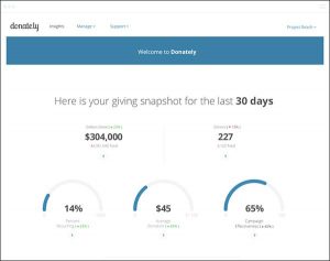 Donately provides your nonprofit with a great online donation software and tool.
