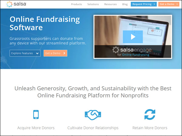 Salsa's fundraising software gives you all the data you need to run your campaign.