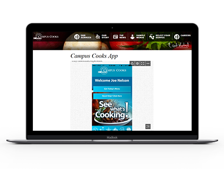 Campus Cooks offers fraternities a unique management software to handle meal logistics.
