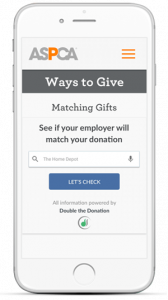 Double the Donation's mobile-friendly database is the perfect thing to use in a follow-up message during your text-to-give campaign.
