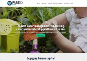 FundlyCRM is a perfect choice for a CRM solution with strong fundraising tools.