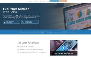 Salsa offers the most comprehensive CRM software and fundraising tools for nonprofits.