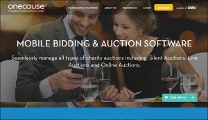Online auction software from OneCause is a great idea for an online fundraiser.