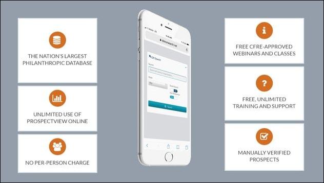 DonorSearch offers invaluable prospect research tools through its Salesforce apps.
