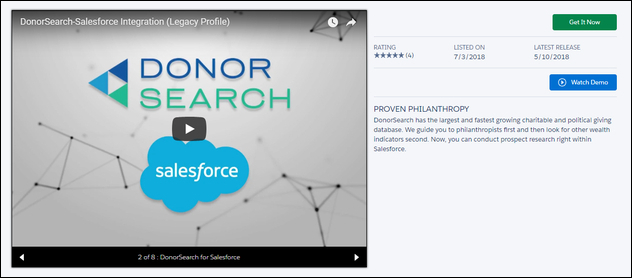 The DonorSearch Salesforce app can become an essential tool for your organization.