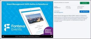 Fonteva Events is an excellent Salesforce plugin for any organization that plans events.