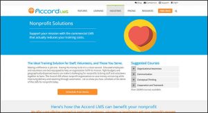 Accord LMS is the best LMS software provider for nonprofits because they know what nonprofits need to effectively train staff and volunteers.