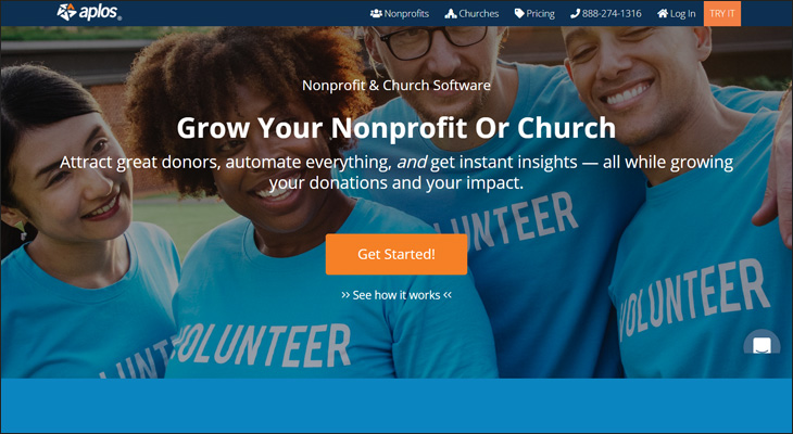 Check out Aplos for your next nonprofit fund accounting software solution. 