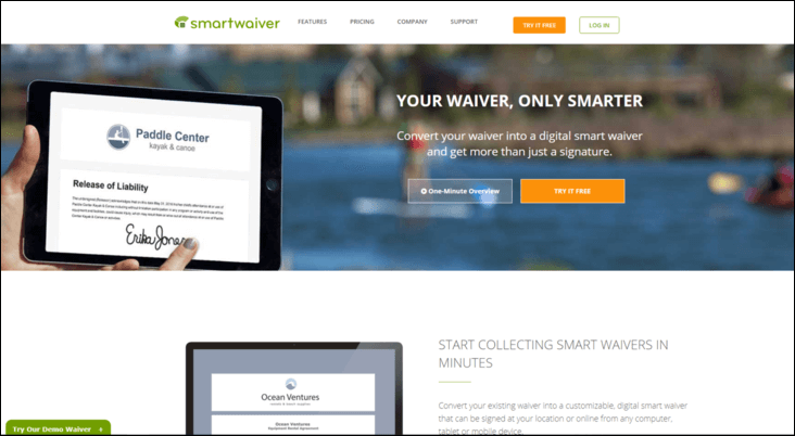 Visit Smartwaiver to learn more about their online waivers.
