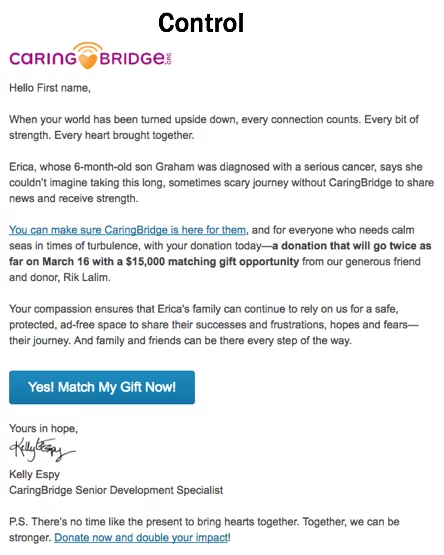 Check out with this email fundraising template!