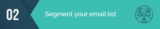 Segment your email list for your email fundraising campaign!