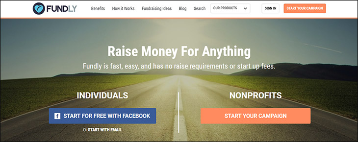 Visit Fundly's website for more information on the donation platform.