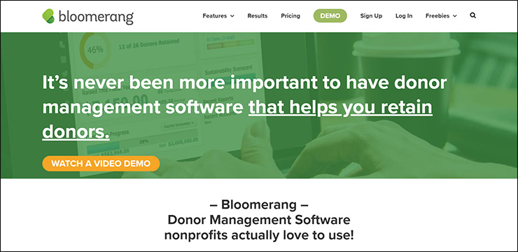 Learn more about Bloomerang, a top virtual fundraising software, here!