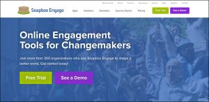 Check out this virtual fundraising solution, Soapbox Engage.