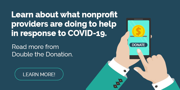 Learn more about what nonprofit providers are doing in response to COVID-19.