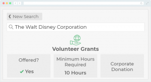 Learn more about Disney, a top Dollars for Doers company.