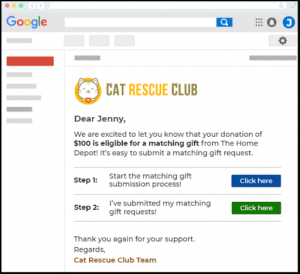 Double the Donation-Donately-Customizable Email Example
