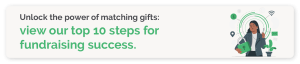 Get Double the Donation's 10-Step Matching Gift Checklist