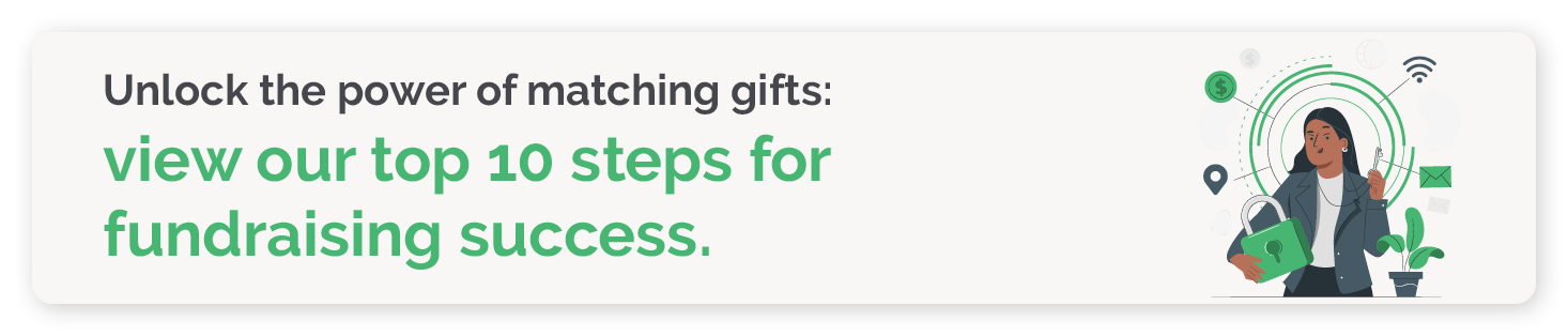 Get Double the Donation's 10-Step Matching Gift Checklist