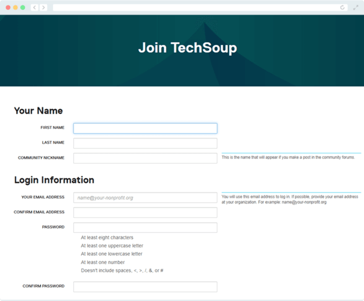 Signing up for TechSoup is an essential step in the Google Grant application process.