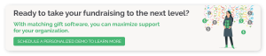 Get a demo of Double the Donation's 360MatchPro matching gift automation platform