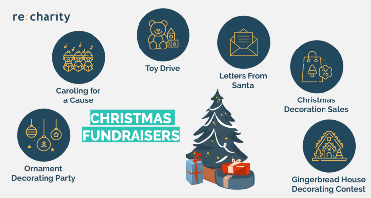These are our favorite, festive Christmas fundraising ideas.
