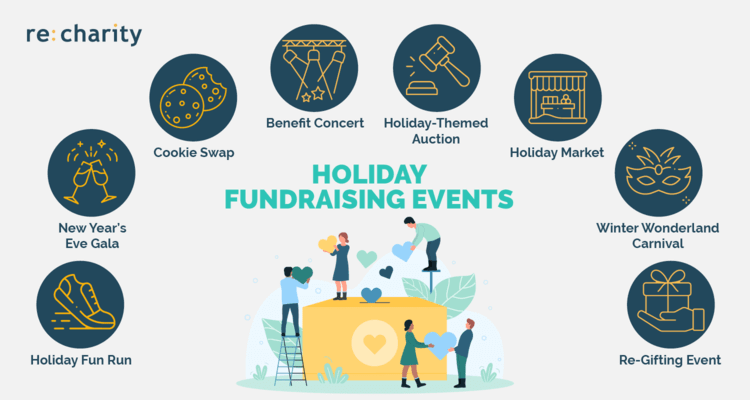 If you want to host a fundraising event, try out one of these holiday fundraiser ideas.