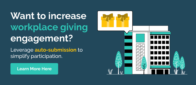 Click here to learn more about how matching gift auto-submission can benefit your company.