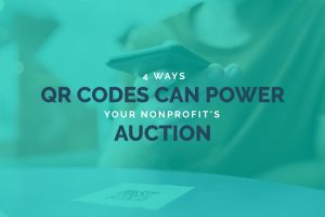 This guide explores four ways nonprofits can boost the success of their auctions with QR codes.