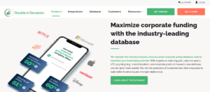Double the Donation offers top nonprofit fundraising tools.
