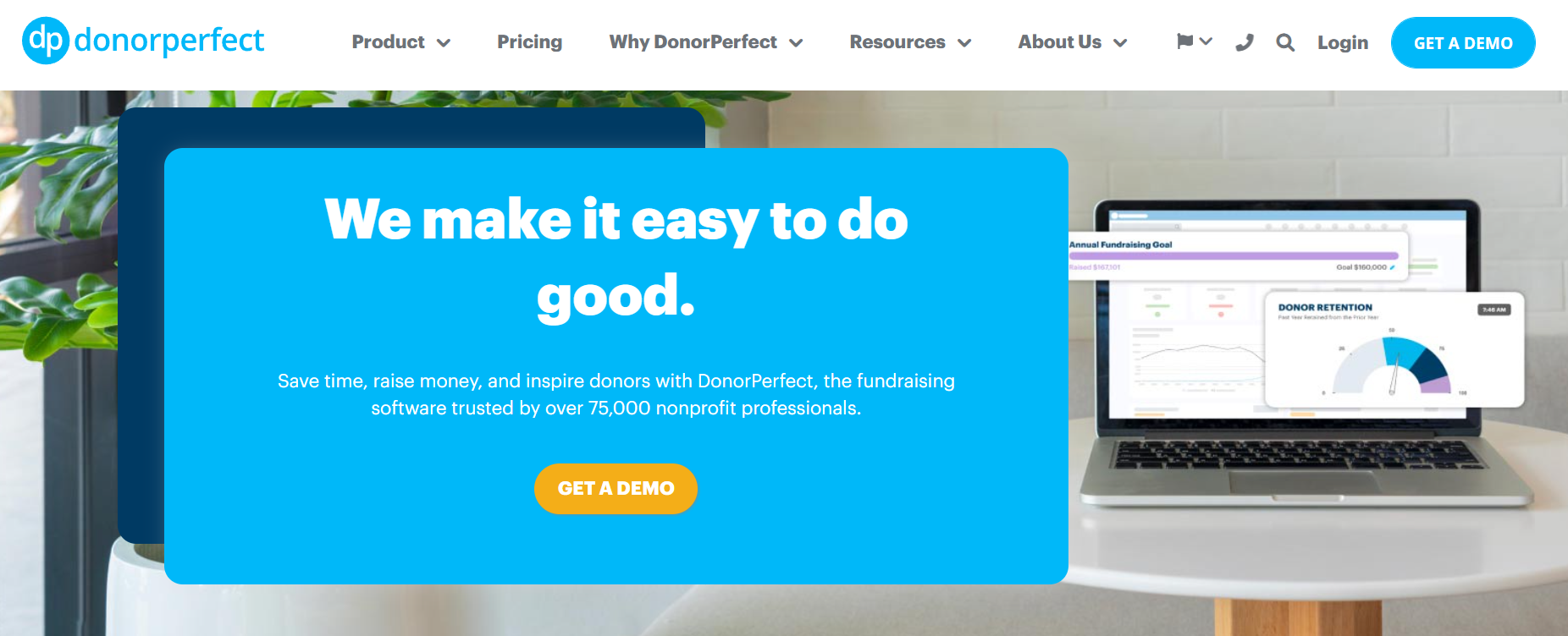 DonorPerfect offers top nonprofit fundraising tools.