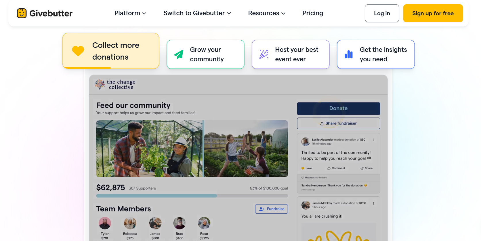 Givebutter offers top nonprofit fundraising tools.